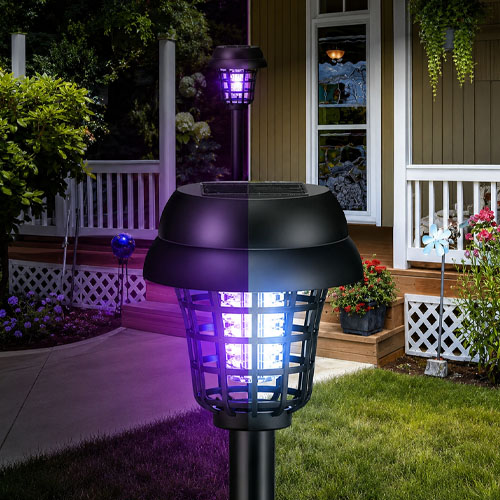 Solar Power Lawn Mosquito Killer Lamp GKEP-1 - Image 3