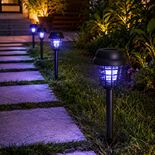 Solar Power Lawn Mosquito Killer Lamp GKEP-1 - Image 2
