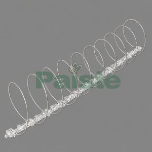 PC Base Stainless Steel Bird Repellent Spiral GKPC-103