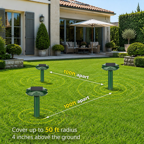 Mole Repellent Solar Sonic GKEP-7 - Image 2