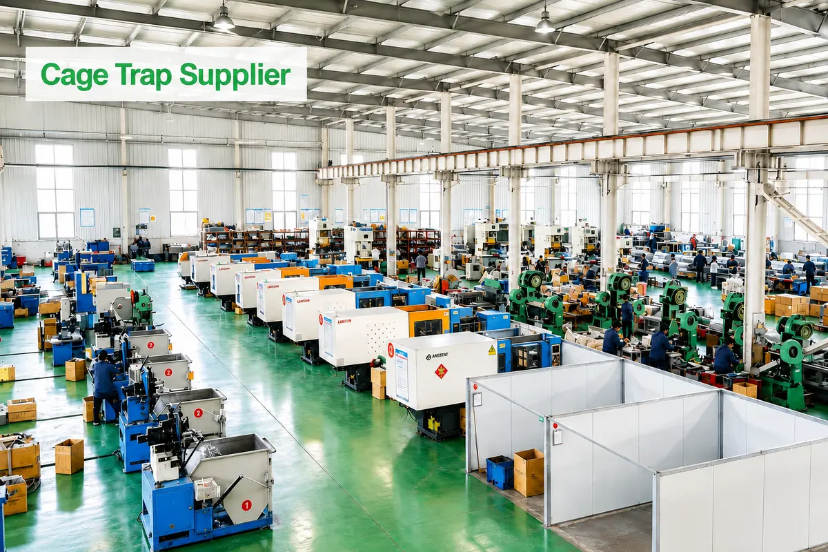 Paiste cage trap supplier factory and production workshop
